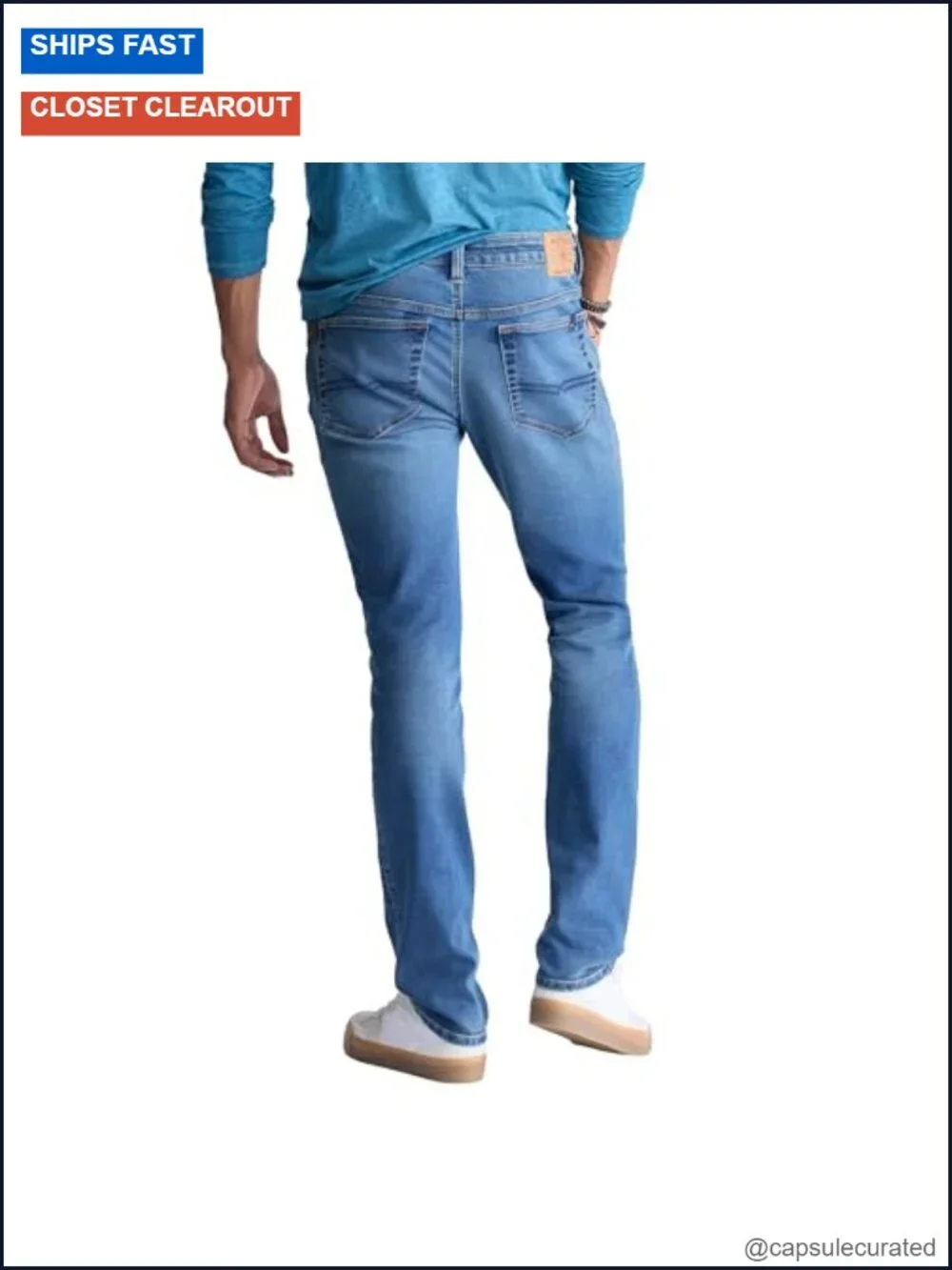 Slim Ash Jeans - Stretchy Slim Fit Five-Pocket Denim